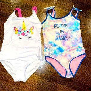 Unicorn swimsuits